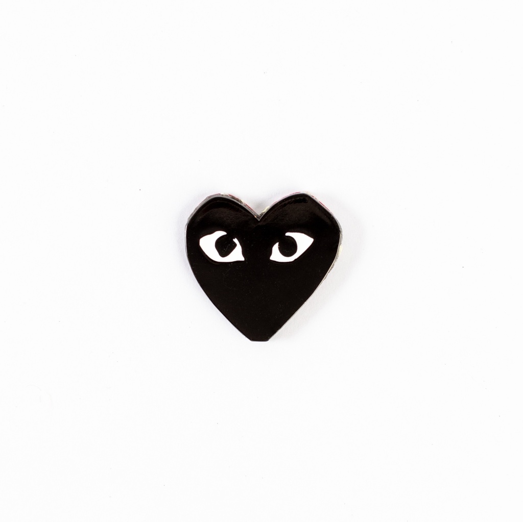 Metal Sticker - Black Heart Eye
