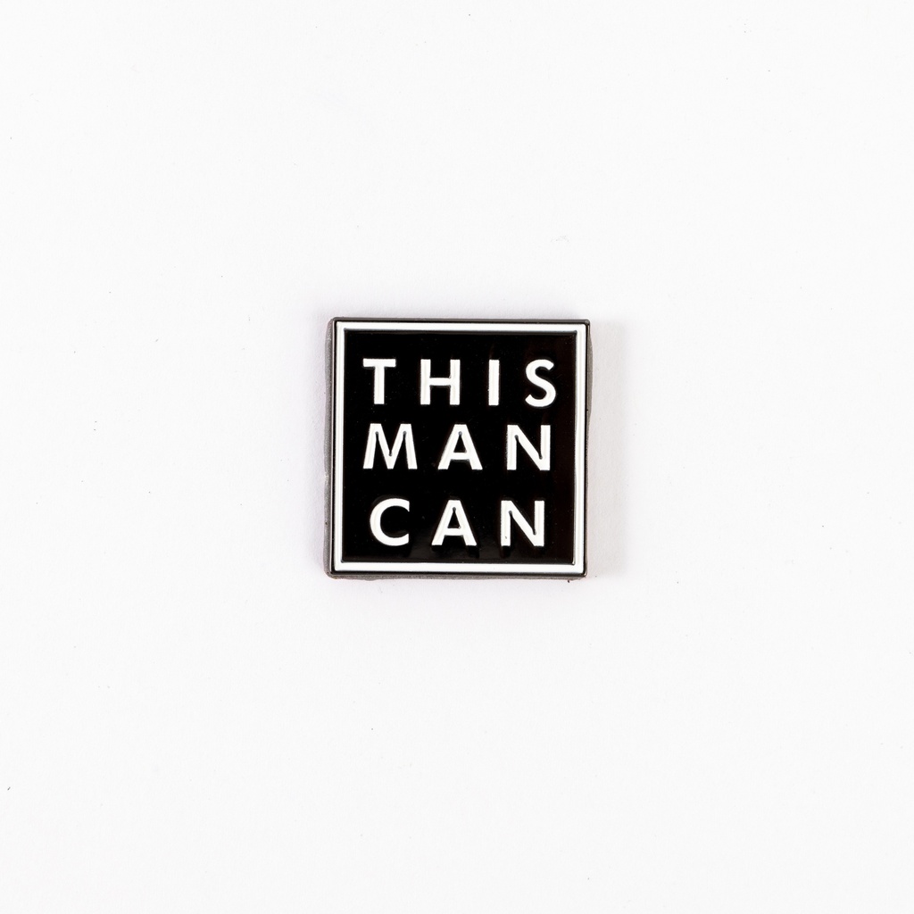 Metal Sticker - This Man Can