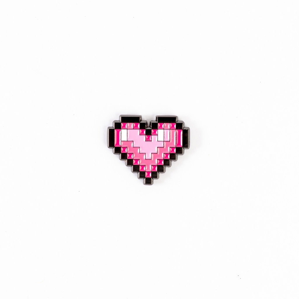 Metal Sticker - Pink heart
