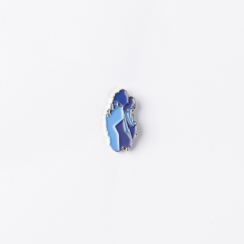 Pin 7 - Bule Qatar map