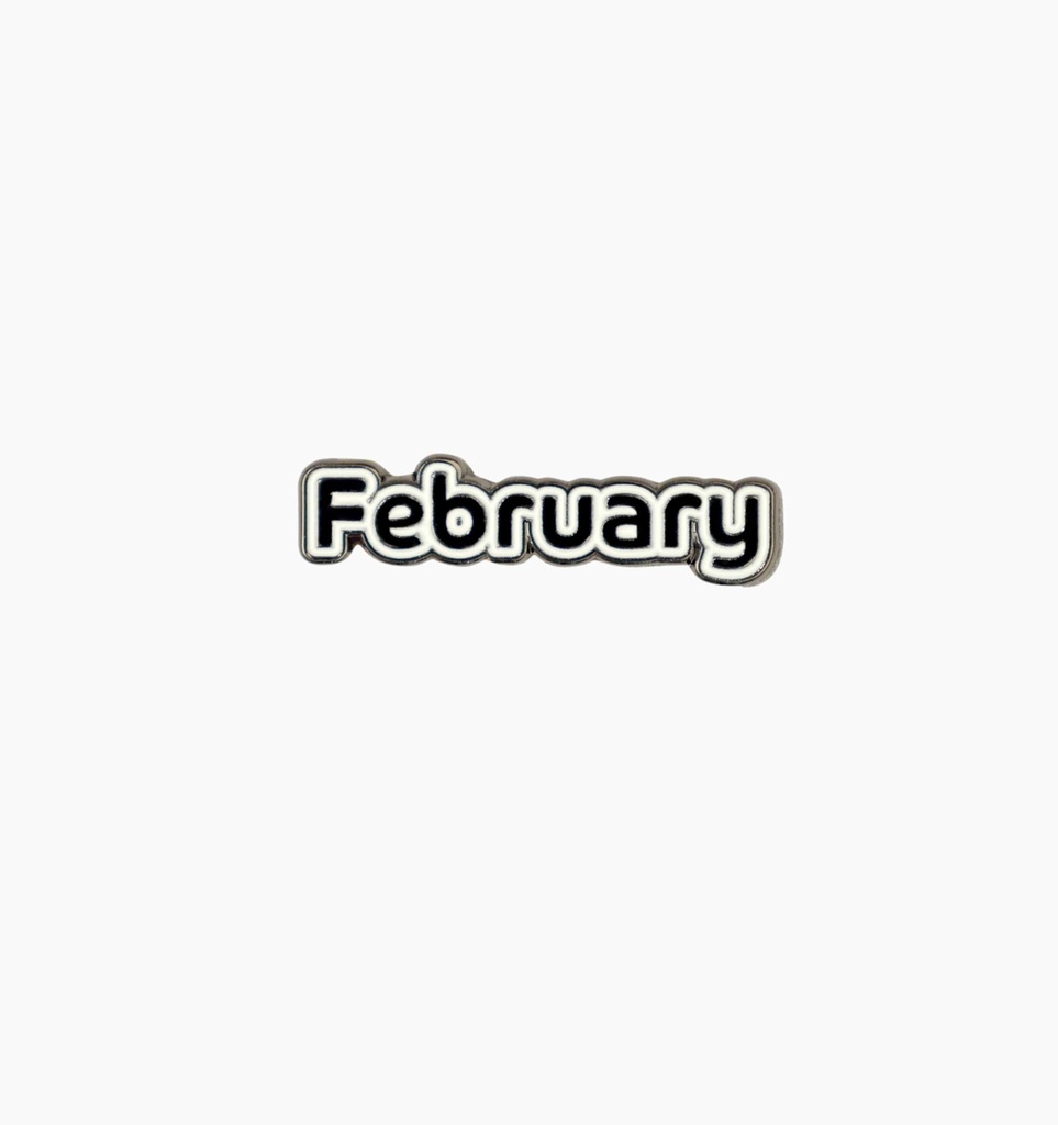 Metal Sticker - February 