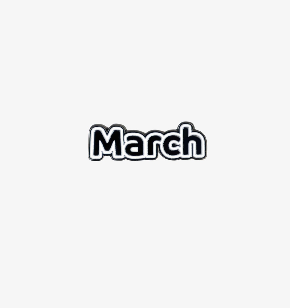 Metal Sticker - March
