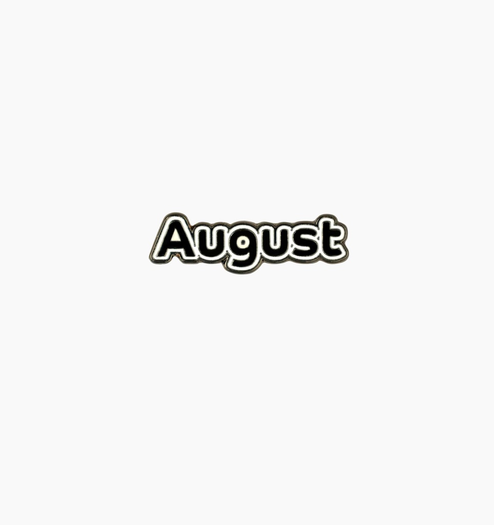 Metal Sticker - August