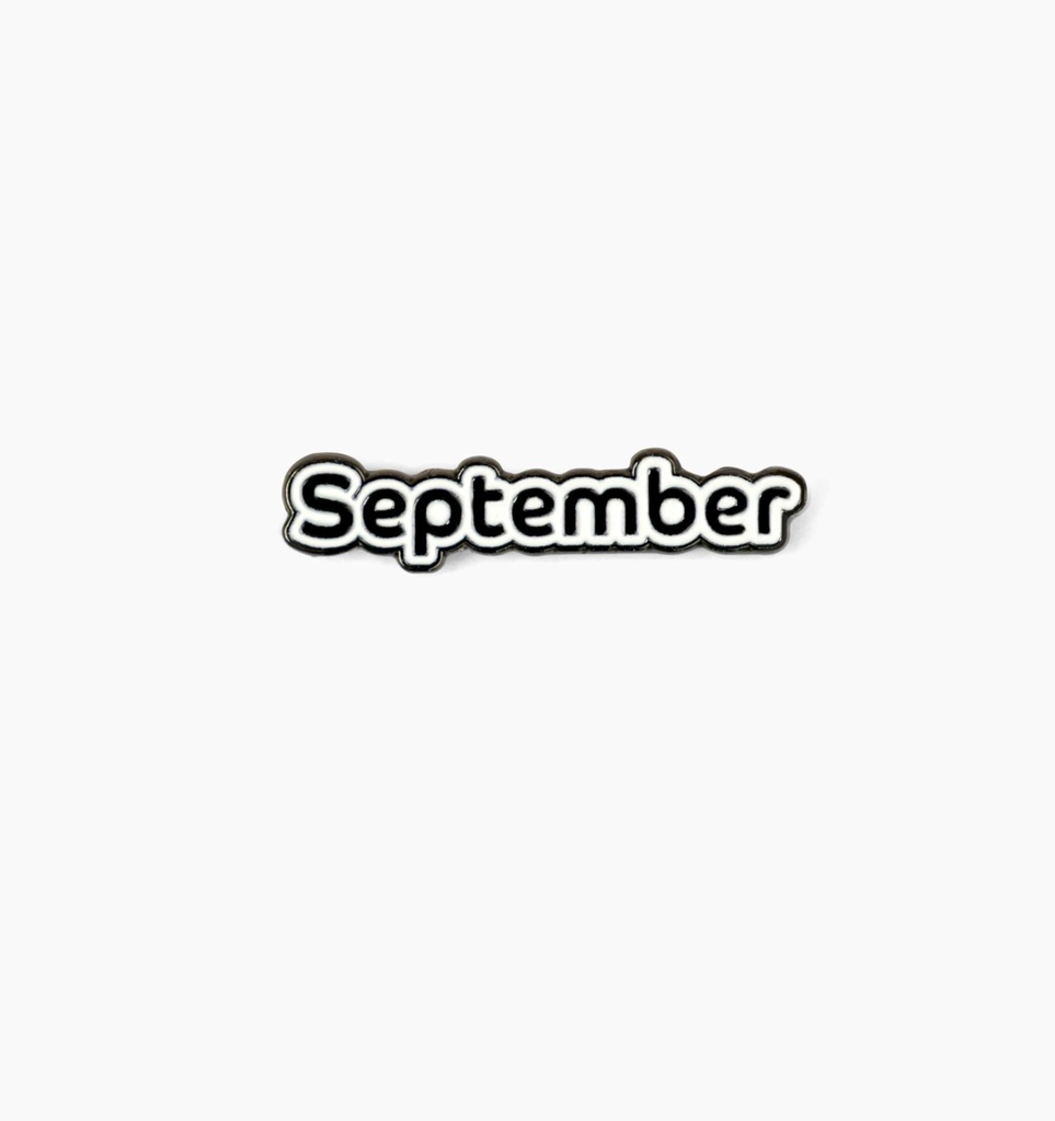 Metal Sticker - September