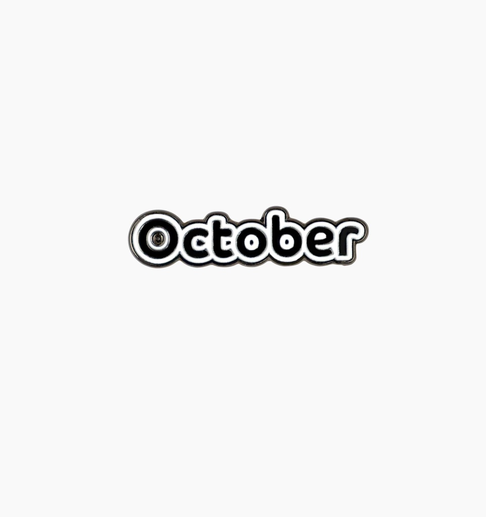 Metal Sticker - October