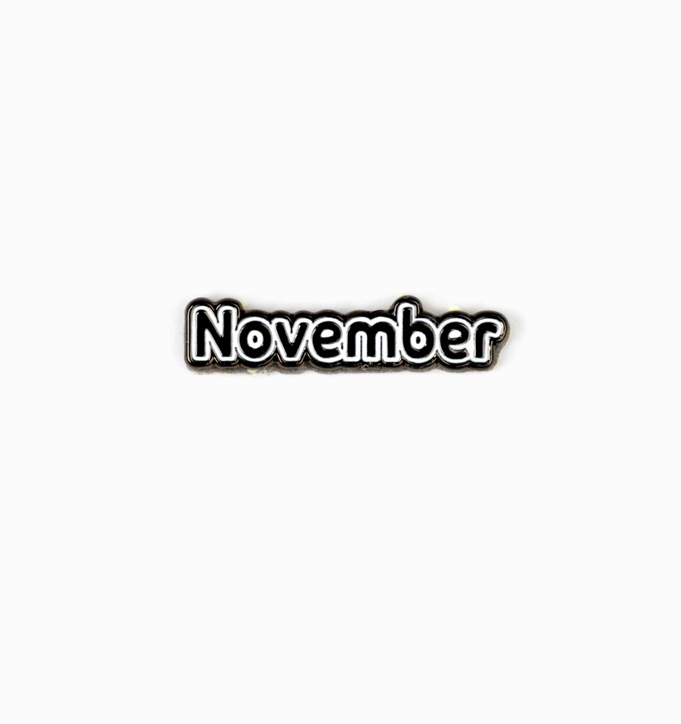 Metal Sticker - November