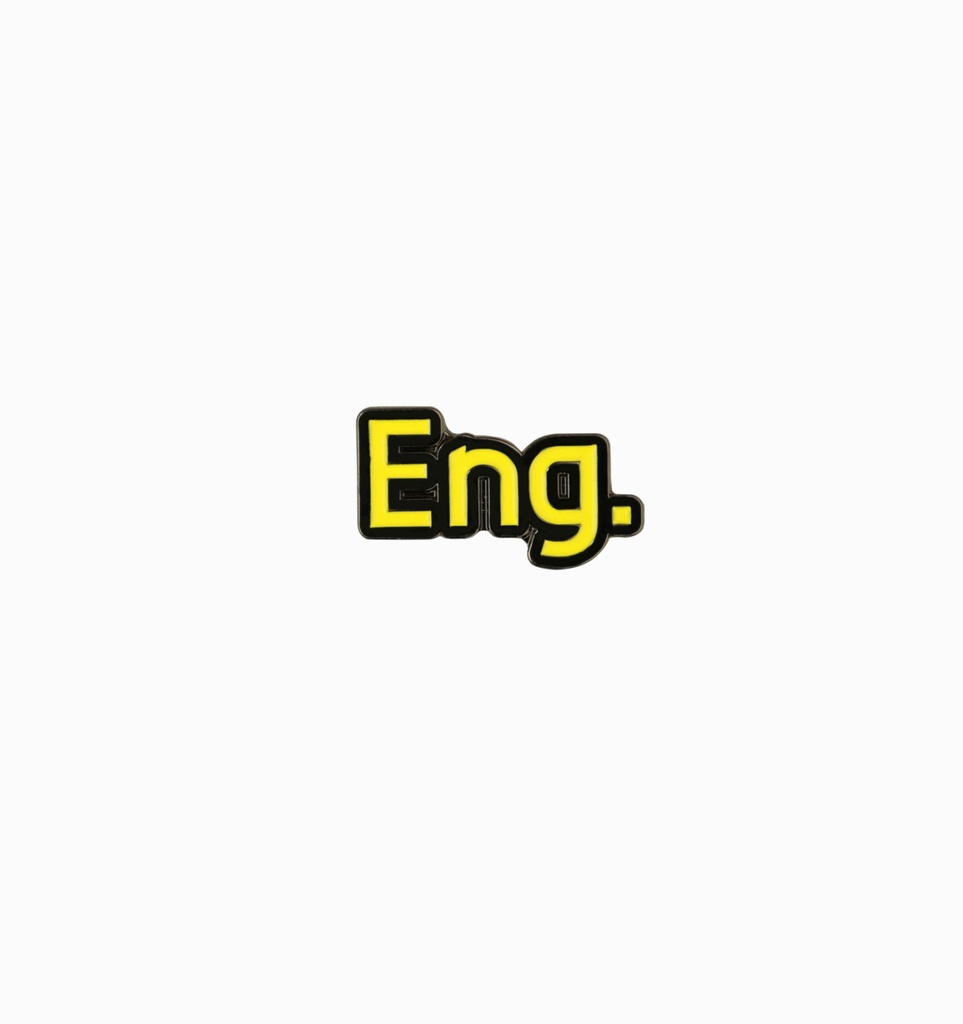 Metal Sticker - Eng.