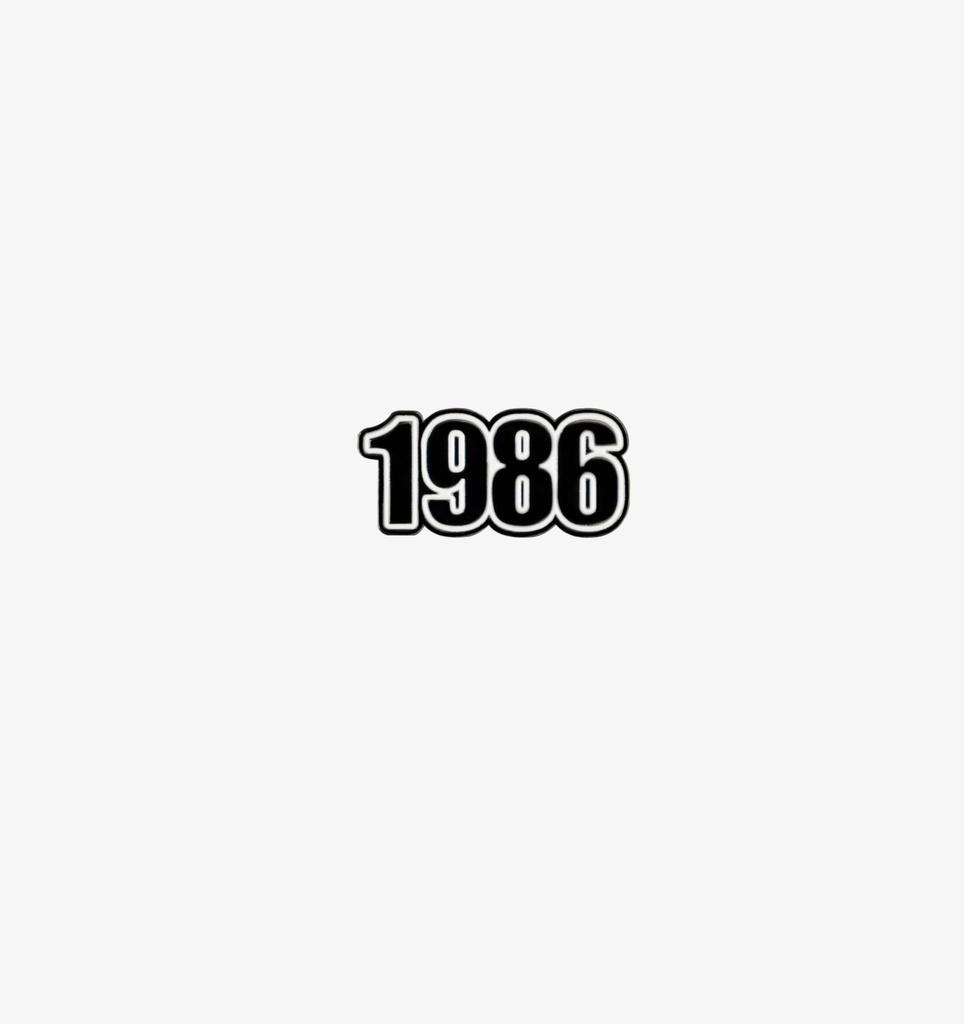 Metal Sticker - 1986
