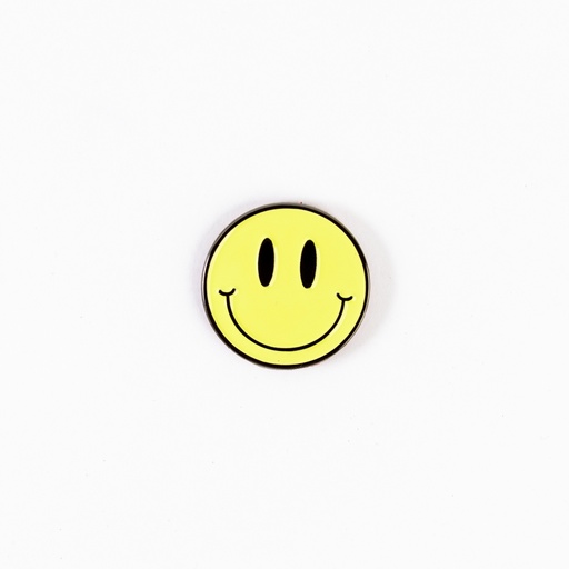 Metal Sticker - Yellow smile face