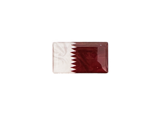 3D Sticker - Qatar Flag